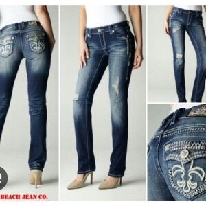 Laguna Beach Jean Co Crystal Cove Straight Leg Jeans 30